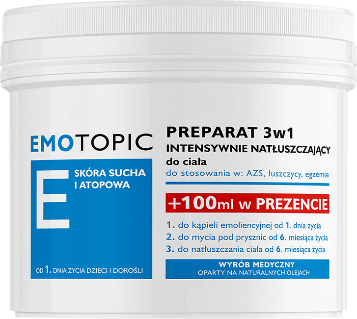 Emotopic - preparat 3w1 intensywnie natłuszczający do ciała